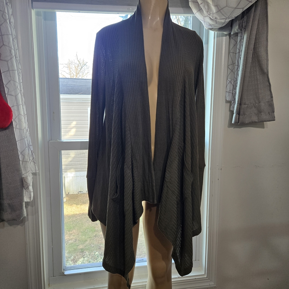 Sweet Romeo Charcoal Women's Cardigan